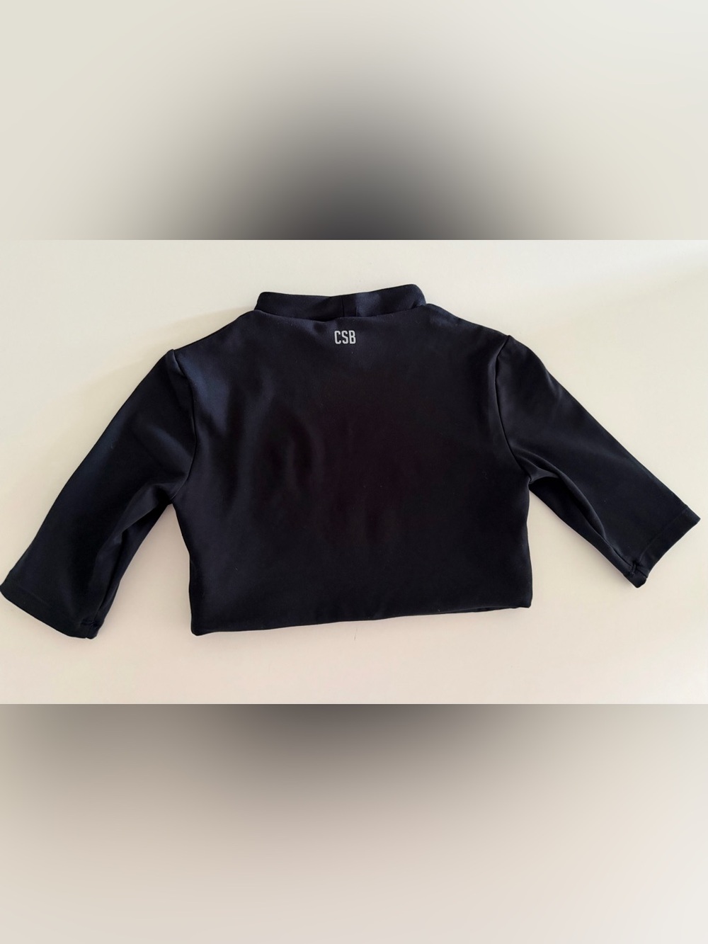 Crop Shop Boutique Black Mock Neck Cropped Top